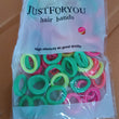 Small Ponytail Holder Bands for Hair Rubber Bands (Pack of 50 / Multicolour)