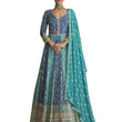 Gown with Embroidered Dupatta