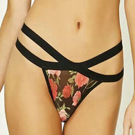 Asos New Strappy Rose String Caged Panty(sold out)