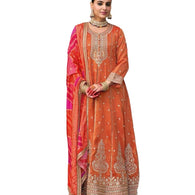 Full Length Gown with Dupatta