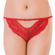 Beautiful Lace Red Women's Cheekies ( Pack of 1 )