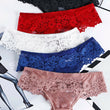 Beautiful Low Waist Thong Panties Pack (of 5)