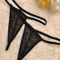 Black Invisible G-String Underwear