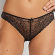 Black See Through Fishnet Lace Brief