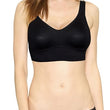 Sporty Black Smooth N Soft Sports Bra