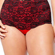 Black T-String Red Thread Work Thong