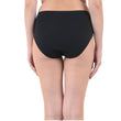 Comfy Just My Size Women's Plus Size Tagless Black Cotton Panties(Pkt of 2)