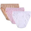 Bpc 3 Pack Cotton Soft Waistband Plus Size Panties + 1 Free Bra