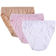 Bpc 3 Pack Cotton Soft Waistband Plus Size Panties + 1 Free Bra