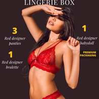 Cherry Kisses Red Lingerie Box