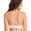 Classic White Transparent Strap Bra