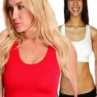 Combo Of Red White Sports Bra