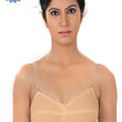 ♥Cool Creamy Transparent Strap Bra(Pk Of 2)