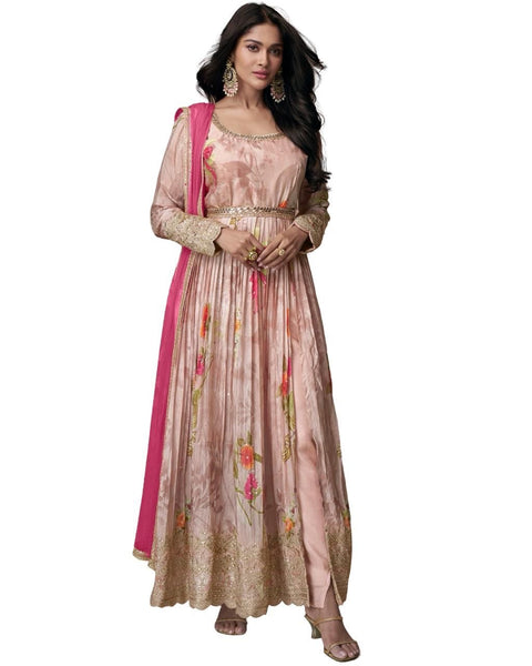 Georgette Gown with Dupatta