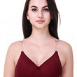 Daily wear maroon comfort bra ( PK Of 2)