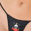 Dinner time printed g string thong