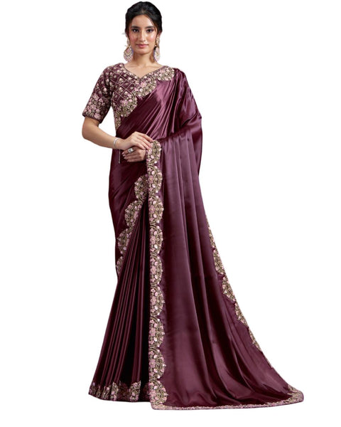 Party Wear Stitched Saree