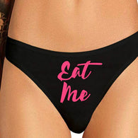 Eat Me Printed Thong Panty Gift