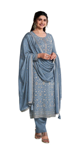 Plazzo set with Top and Dupatta