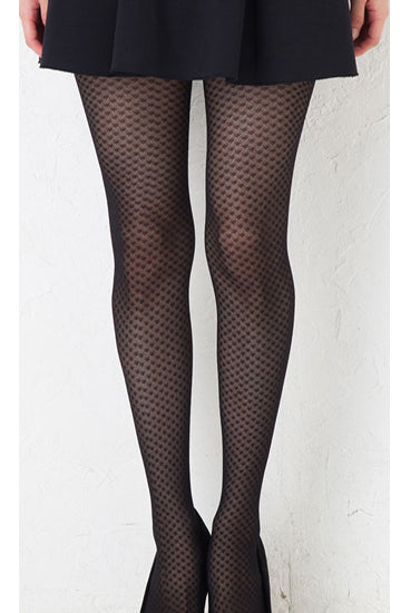 Fashion tights  15 denier diamond patterned