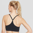 Female Black Spaghetti Straps Cami Bra