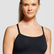 Female Black Spaghetti Straps Cami Bra