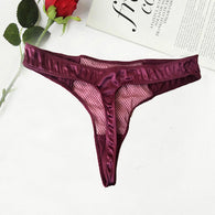 Fredericks Two Tones Perfect Purple Thong In XL + 1 Free Bra(sold out)