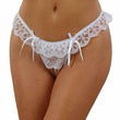 French Daina Extra plus size pearl lace thong