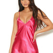 "French Daina" Pink silk satin cami top