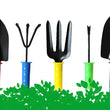 Complete gardening hand tools set