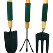 Wood handle cultivator set