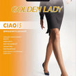 Golden lady 15 denier transparent everyday pantyhose pack of 2