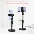 Desktop mobile phone holder, height adjustable, perfect for hands-free viewing on table tops.