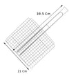 Mesh strainer for deep frying in stainless steel