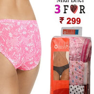 Hushh Ultra Comfy Set Of 3 Midi Brief(sold out)