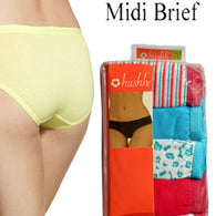 Hushh Ultra Comfy Set Of 5 Midi Brief(sold out)