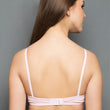 "Hushh" Very Beautiful Detachable Baby Pink Soft Padded Bra