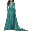 Silk Gown with Dupatta