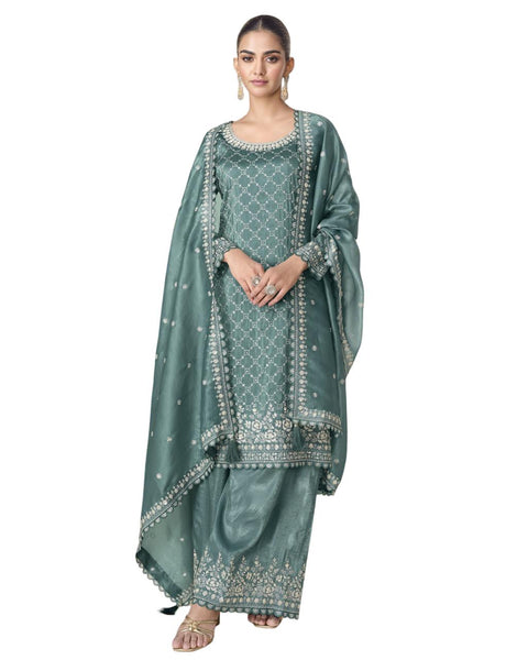 Plazzo Top Set with Dupatta