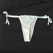 Beautiful White Embellished Visible Net Bikini Panty(SOLD OUT)