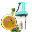 High-speed blender with double blade