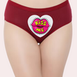 Kiss Me" Printed Panty For Her