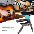 Guitar Capo with Pickup Stand, Soft for Acoustic and Electric Guitar Ukulele Mandolin Banjo Guitar Accessories