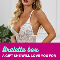 Lace bralette gift box