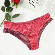 Ladies Elegant Crotch Design Transparent Brief(sold out)