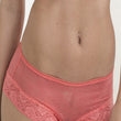 ♥Ladies Peach Beautiful Floral Lace Edges Intimate + 1 Free Bra(sold out)