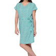 Light Green Half Sleeves One Piece Beach Dress