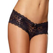 "Warner's" Love Black Lacy Flawless Bikini Bottom