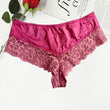 Lovely Cut Ties Pink Lace Hipster Panty