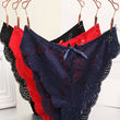 Low Waist Hollow Bow Panties Pack (of 3)